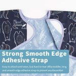 Baby Noah Toddler Bib with Sleeves and Crumb Catcher | Stain and Odor Resistance Play Smock Apron 6-24 Months - Image 4